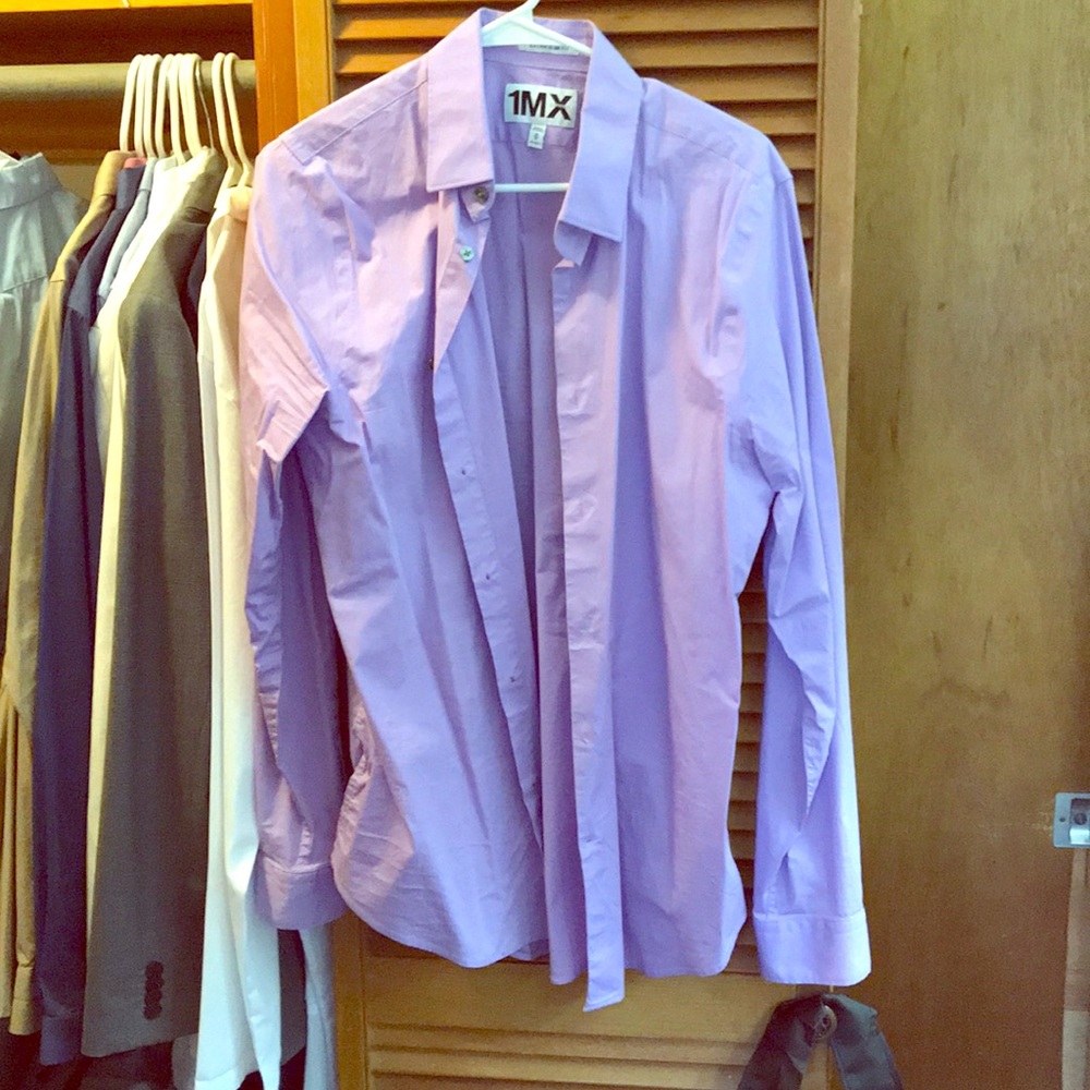 Men’s express slim fit button down